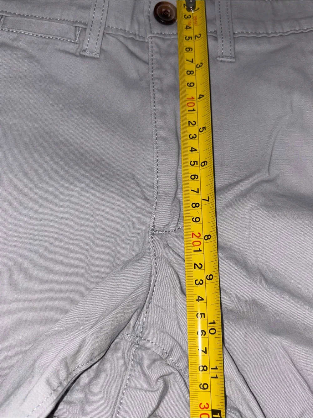Sonoma Goods For Life Mens 29 Gray Flexwear Stretch Flat Front Chino Shorts